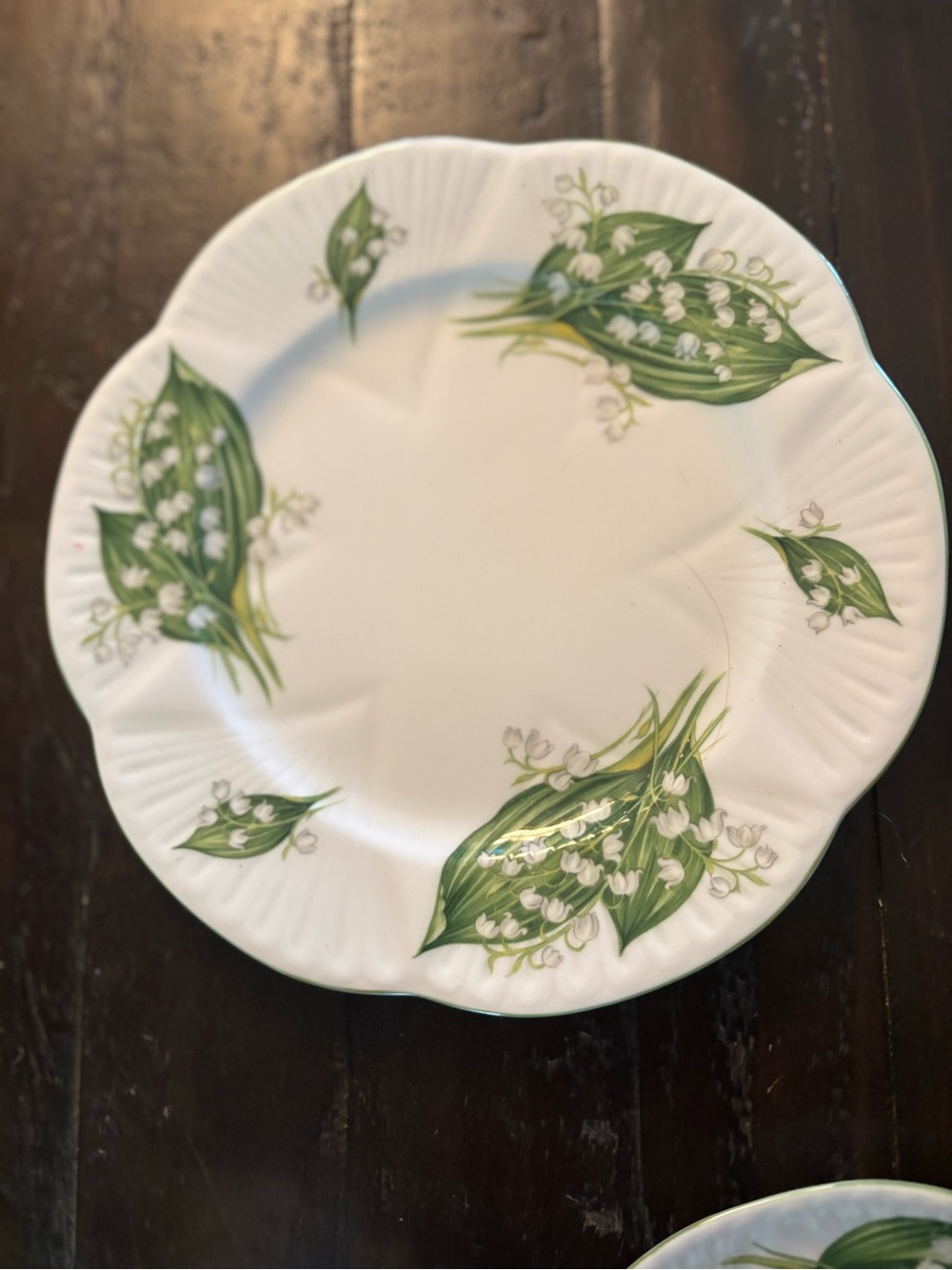 Shelley Lily of the Valley 13822 Tea Trio Bone China - Picture 5 of 9